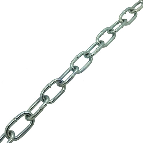 Straight Link Chain | Zinc Plated | Steelgear